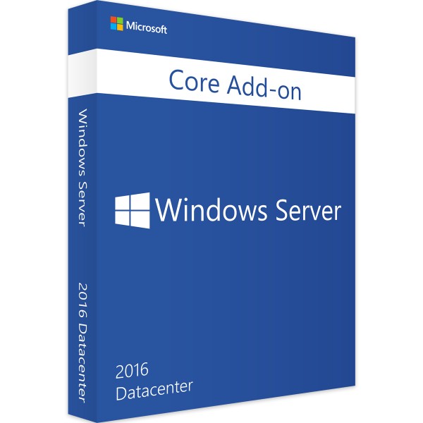 Licence d'extension du module complémentaire Windows Server 2016 Datacenter Core
