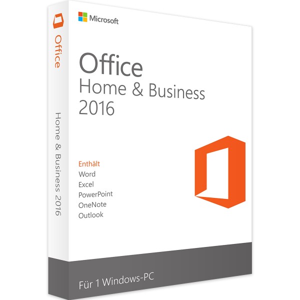 Microsoft Office 2016 Maison et entreprise Windows