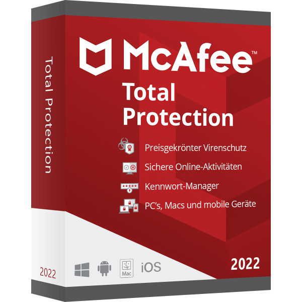 McAfee Total Protection 2022 | Télécharger