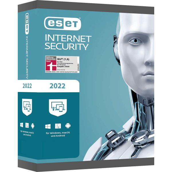 ESET Internet Security 2022 | PC/Mac/Mobiles