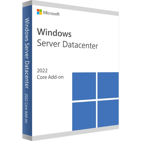 Licence d'extension du module complémentaire Windows Server 2022 Datacenter Core