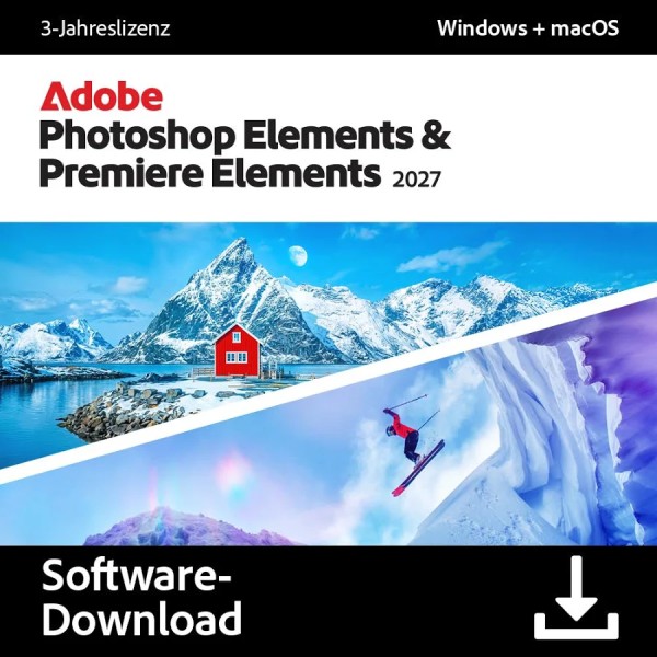 Adobe Photoshop & Premiere Elements 2026 | Windows / MAC