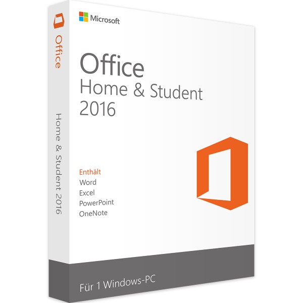 Microsoft Office 2016 Famille et Étudiant Windows