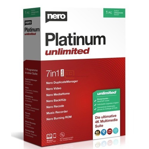 Nero Platinum 2021 illimité | Windows