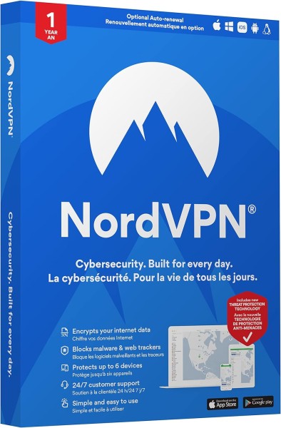 NordVPN | logiciel VPN pour 6 appareils |