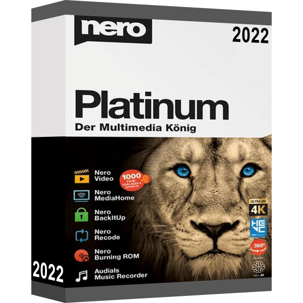 Nero Platinum 2022 illimité | Windows