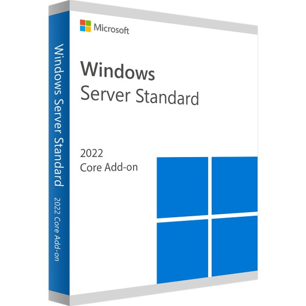Licence d'extension du module complémentaire Windows Server 2022 Standard Core