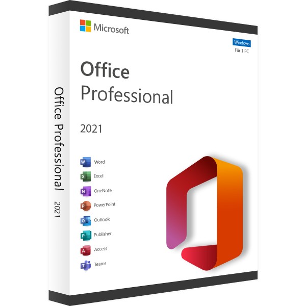 Microsoft Office 2021 Professional | Windows | Lié au compte